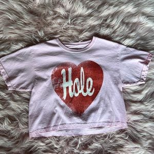 original pink “hole” band tee perfect condition